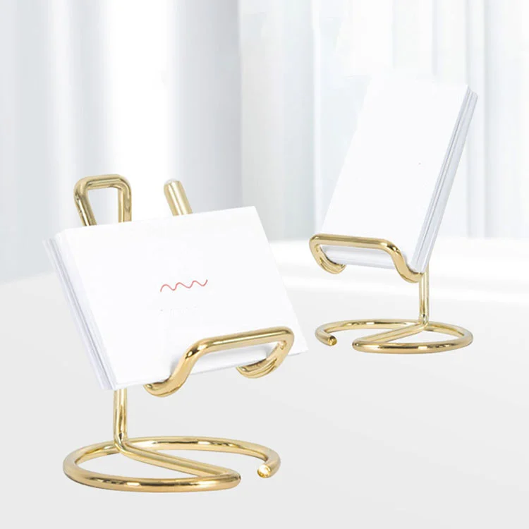 Suporte de telefone de metal de mesa