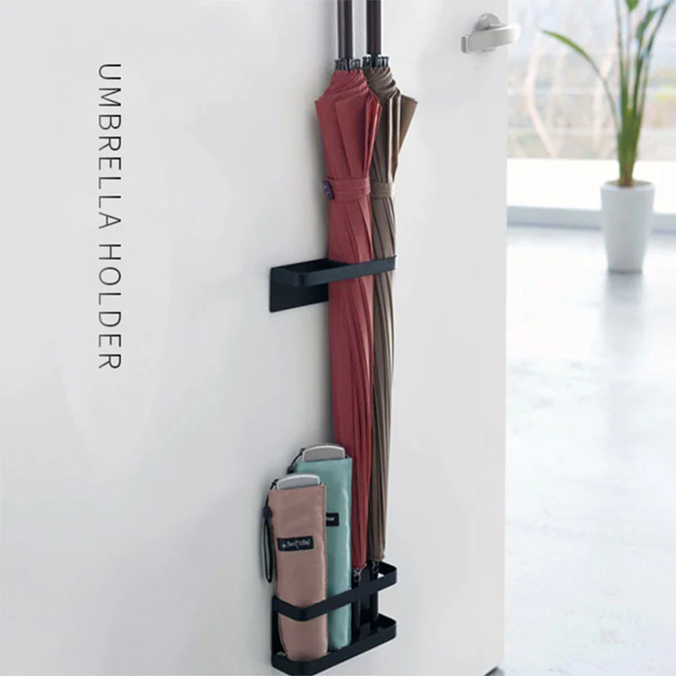 Canto lateral da porta em pé porta-guarda-chuvas à prova d'água